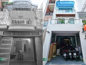 Cải tạo nâng tầng nhà 3 tầng 4x12m Anh Nghĩa ở quận Gò Vấp