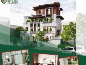 Mẫu thiết kế nhà biệt thự 4 tầng siêu sang trọng